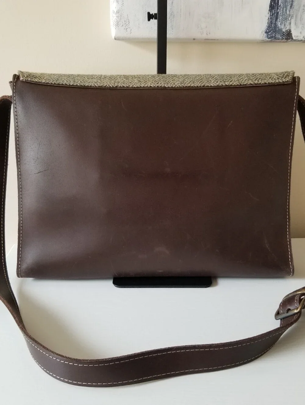 Harris Tweed Messenger Bag Crossbody